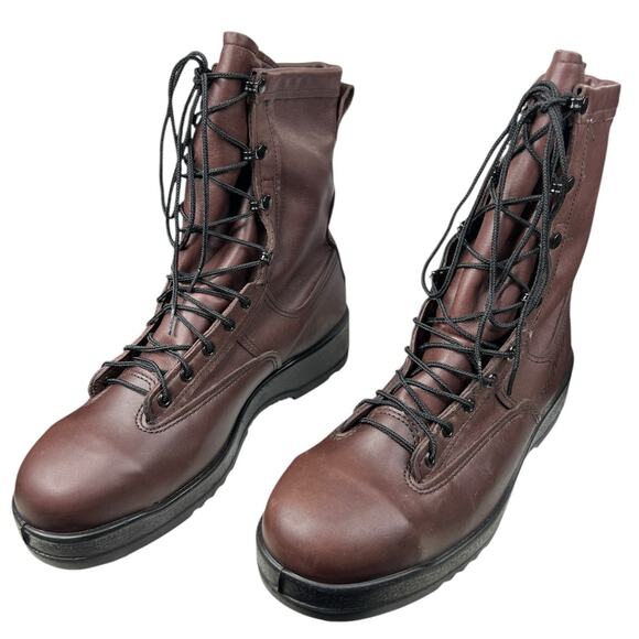 Belleville Men’s 330 ST Steel Toe Brown Leather Flight Boots Size US 12.5 R - Picture 6 of 10